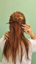 پین مو چوبی طرح تنج