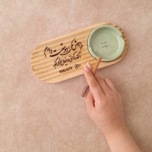 زیرسیگاری چوبی دچار