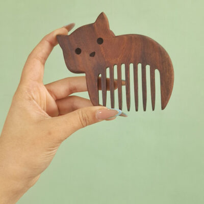 شانه چوبی طرح پیشی