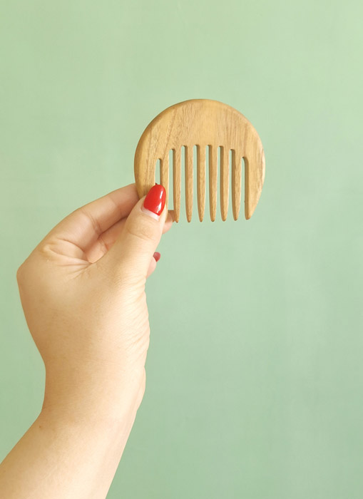 شانه چوبی طرح طلوع