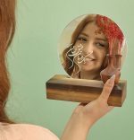 آینه رومیزی طرح لیلی