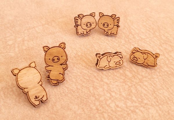 طرح‌های متنوع گوشواره های خوکی