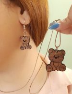 اکسسوری چوبی طرح خرسی