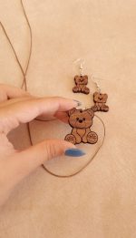 اکسسوری چوبی طرح خرسی - Image 2