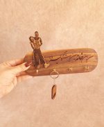 جاکلیدی دیواری چوبی | طرح دلبر - Image 5