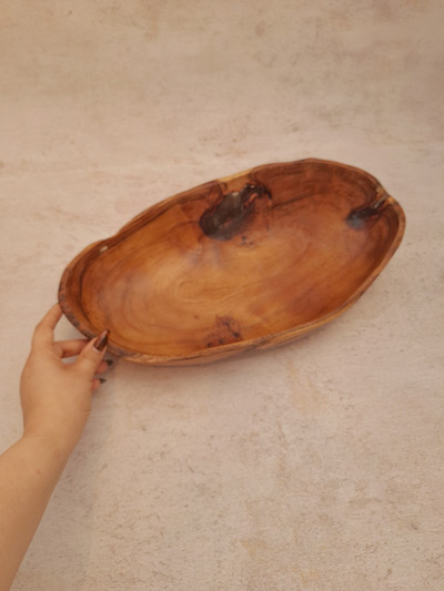 میوه خوری چوبی روستیک